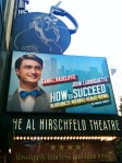 How to Succeed Daniel Radcliffe Broadway sign